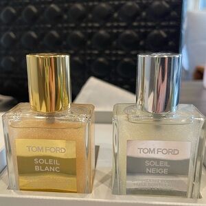 Tom Ford Soleil Blanc and Soleil Neige Shimmering Body Oils